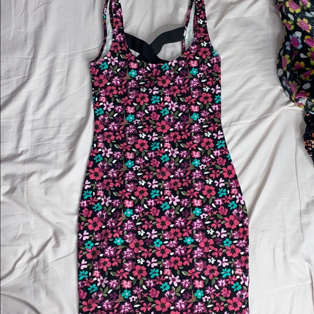 Floral bodycon dress